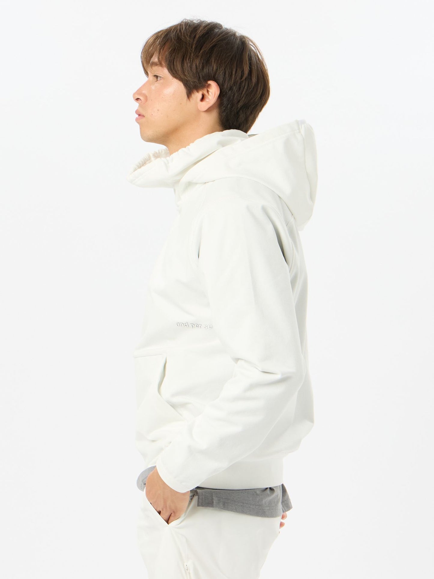 &GOLF Airy French Terry Long Sleeve Pullover Parka