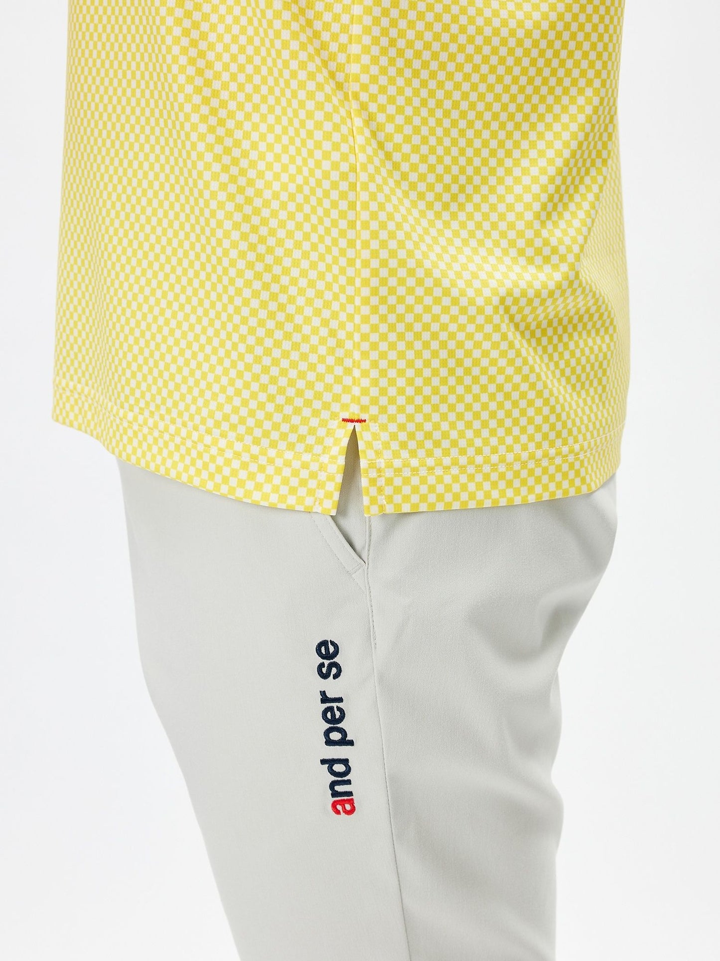 SWING DRY 3D printed short sleeve button down shirt