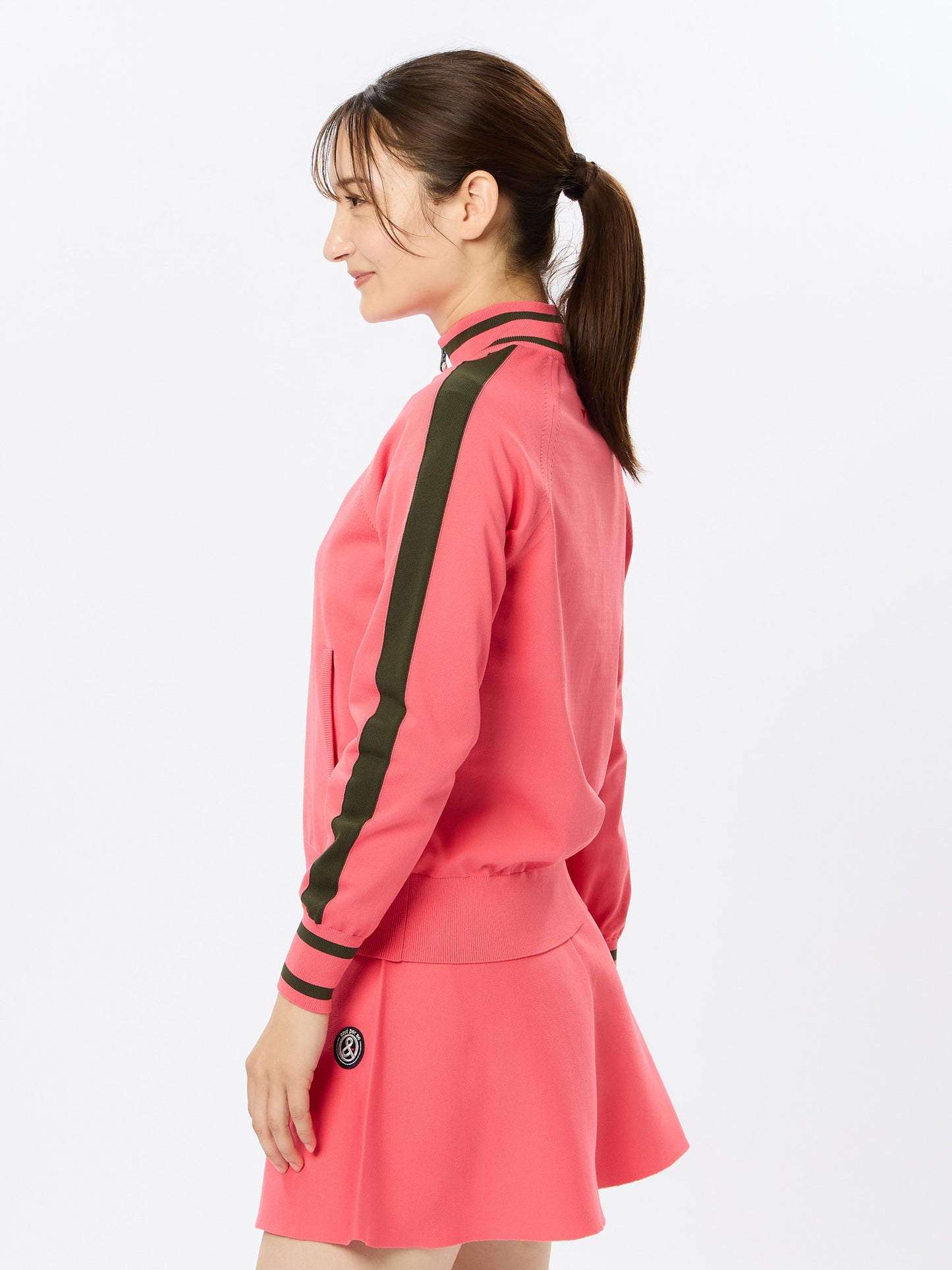Active knit blouson