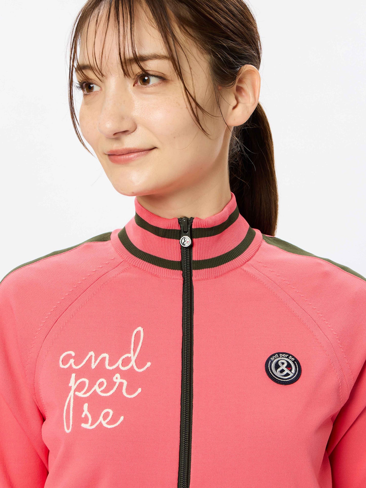 Active knit blouson