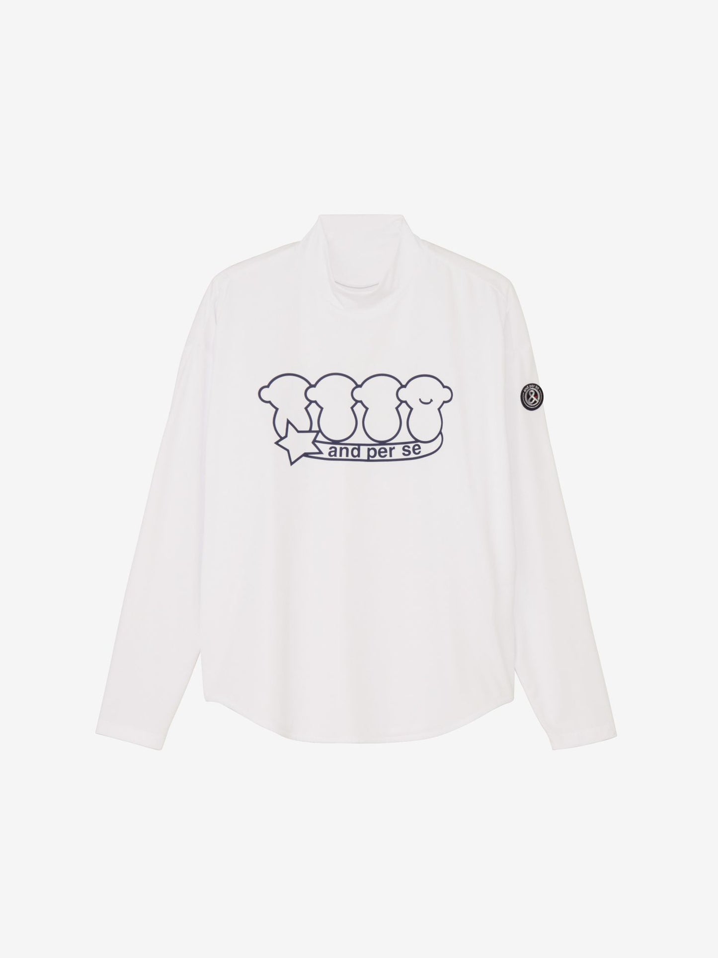 Solcare 3D Long Sleeve Mock Neck Shirt