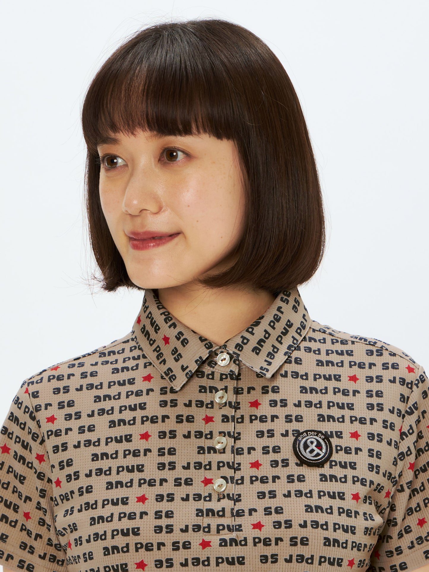 Solcare Dot Printed Short Sleeve Shirt