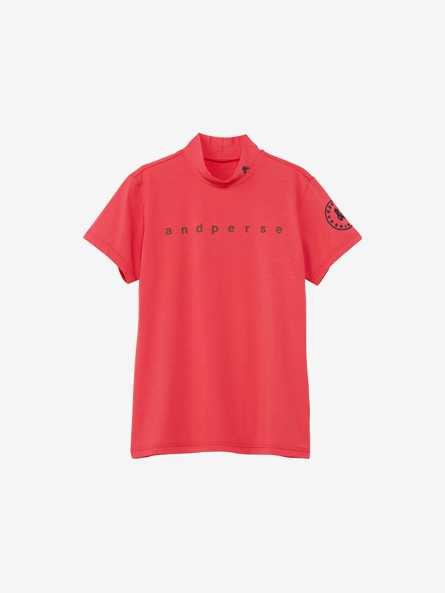 Refine dry short sleeve mock neck shirt