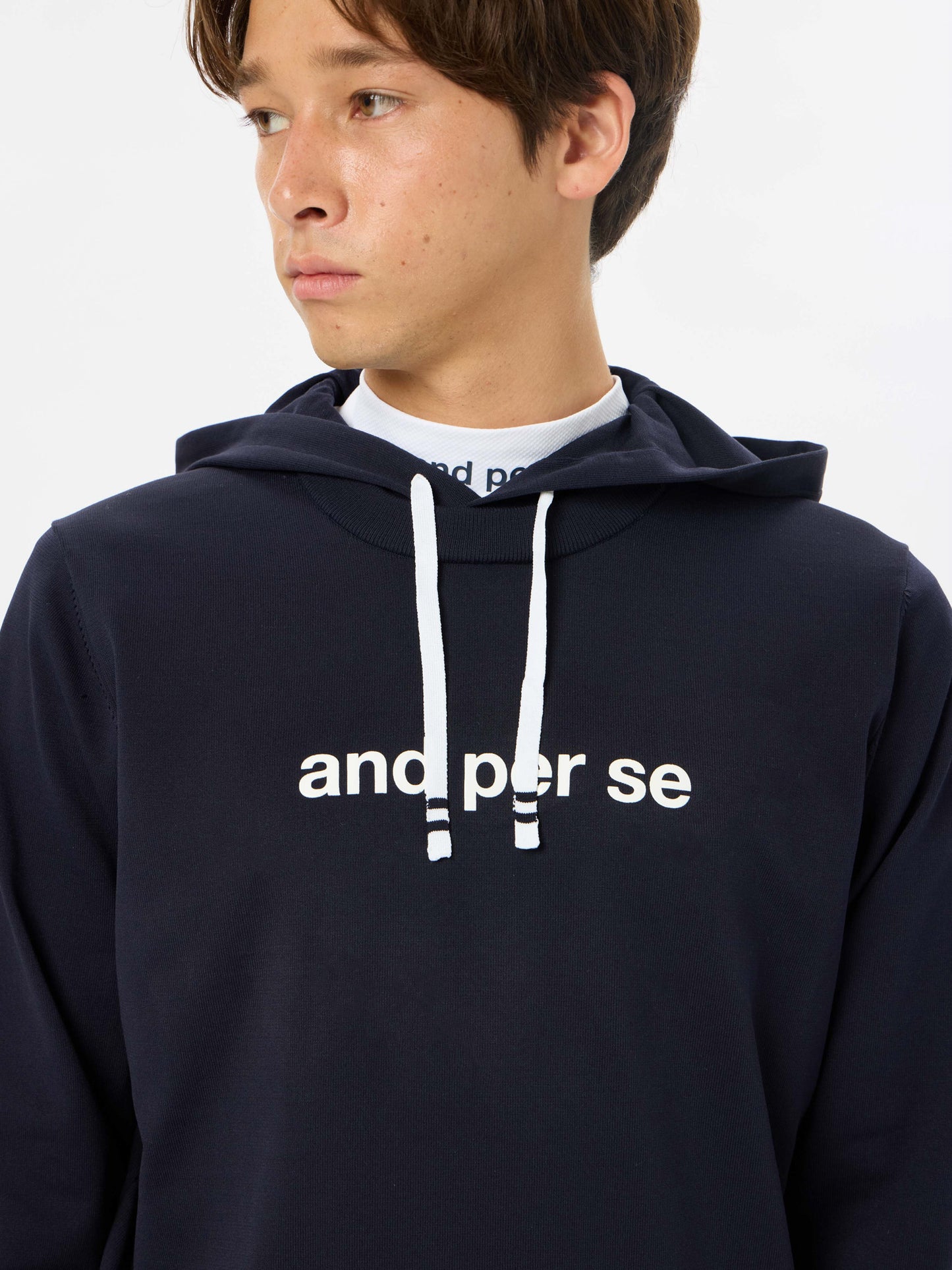 Active knit pullover parka