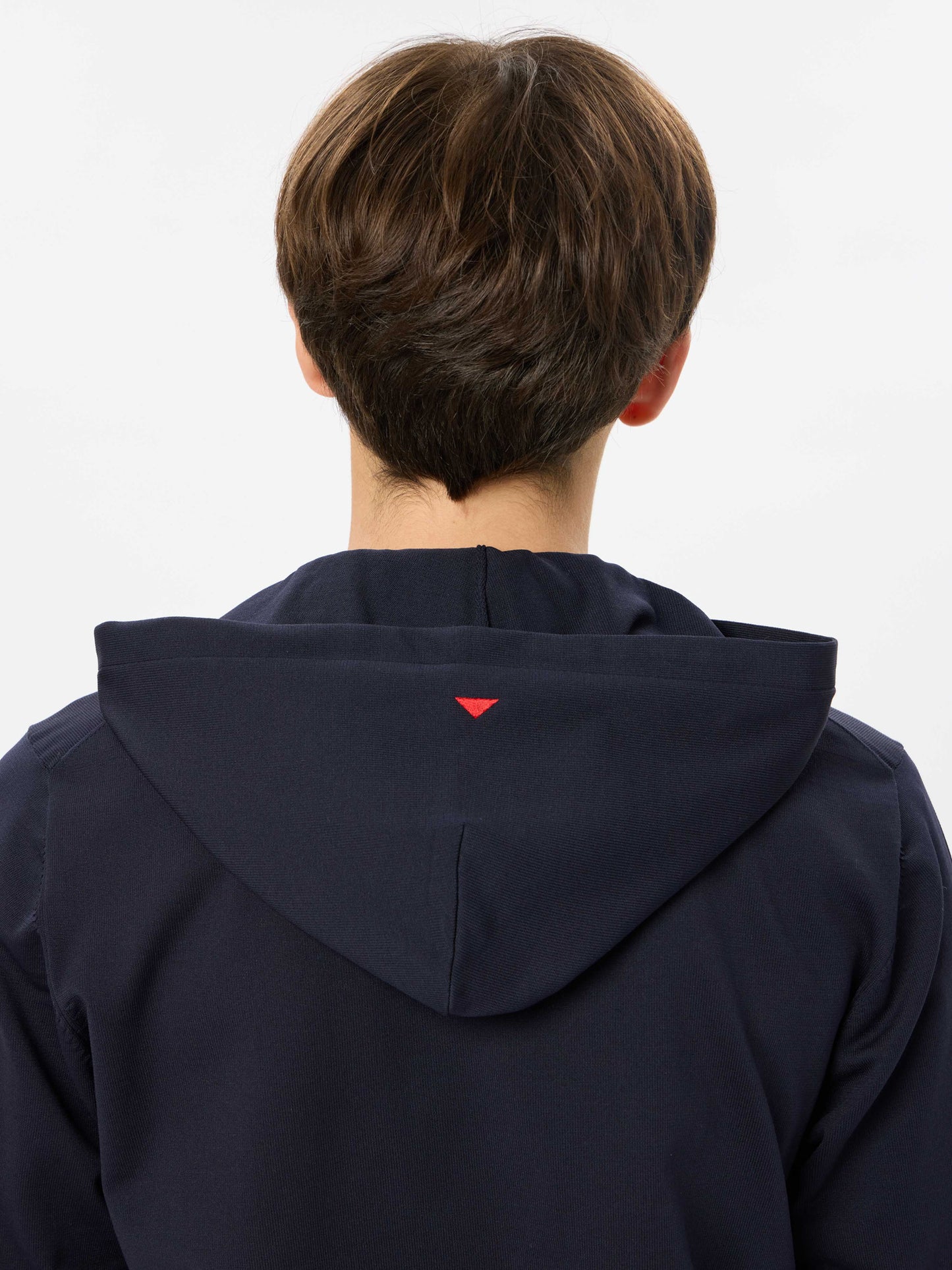 Active knit pullover parka