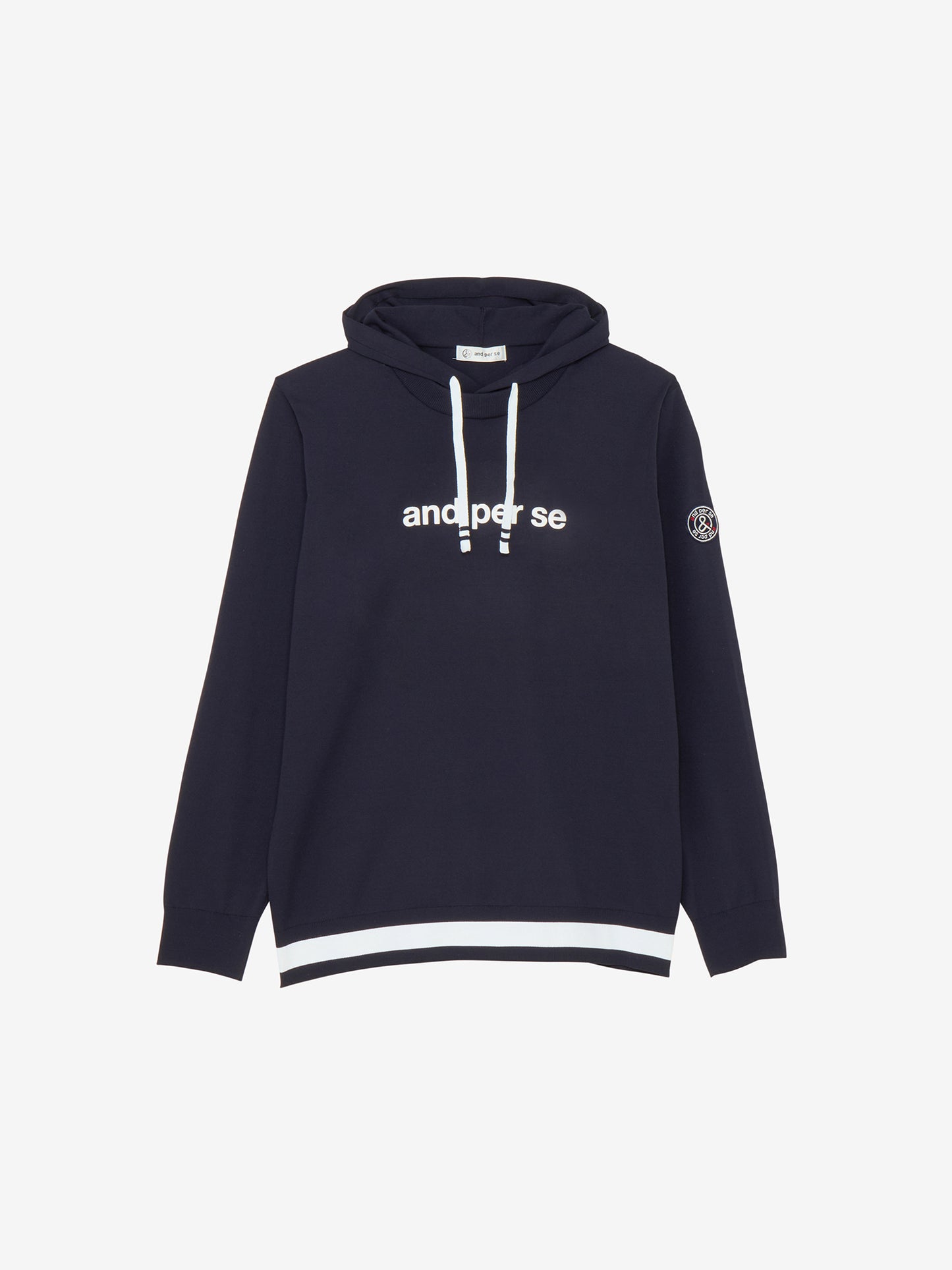 Active knit pullover parka
