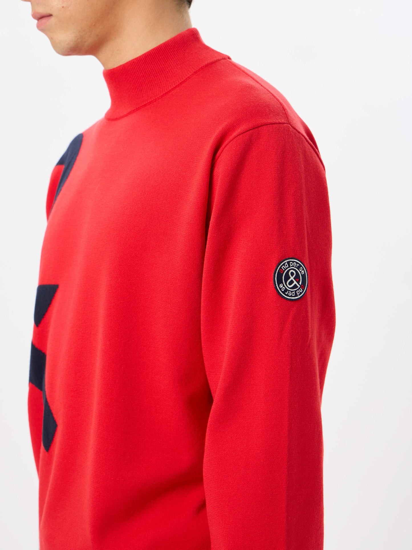 Windproof High Neck Sweater