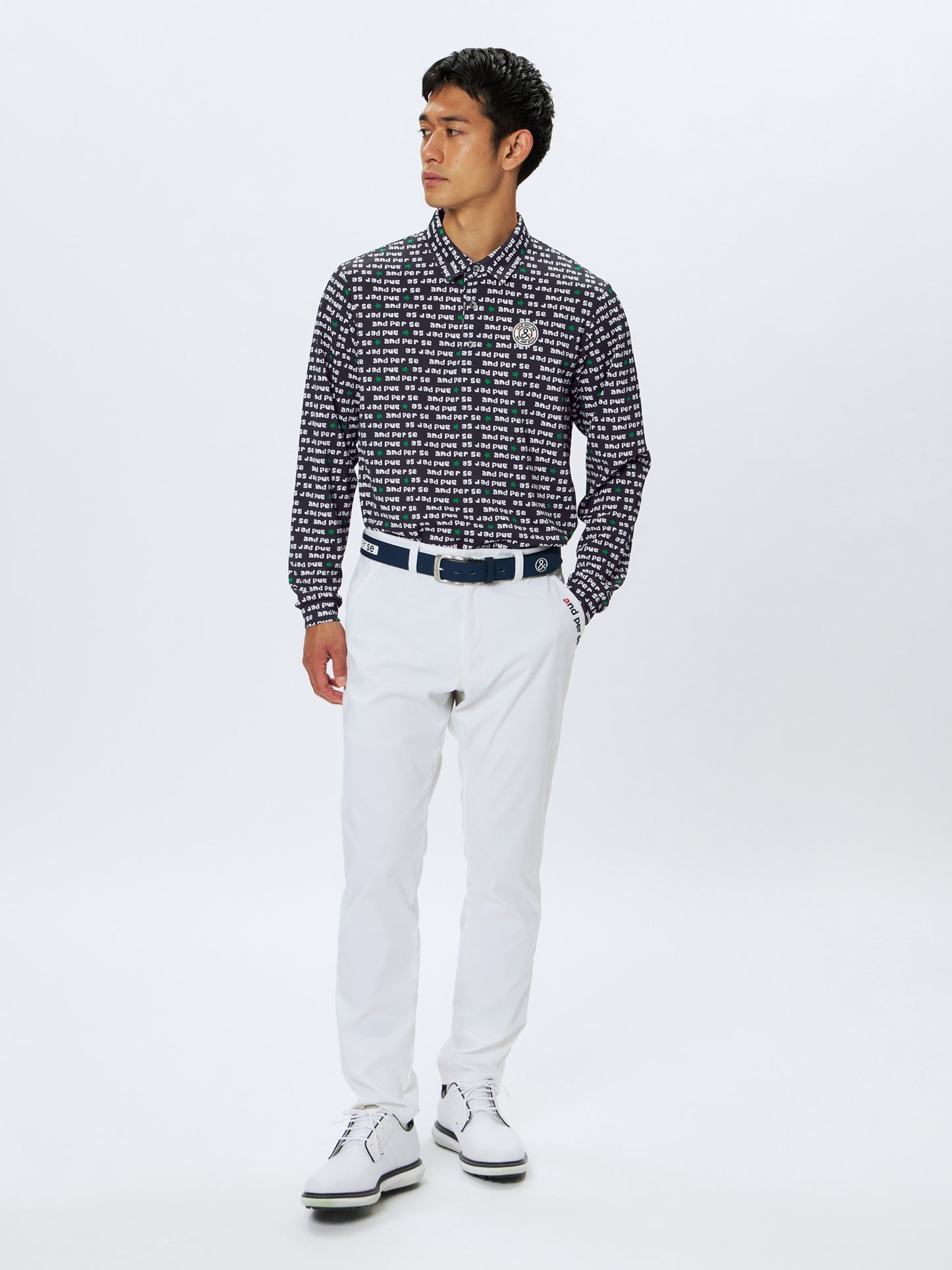Dot Printed Long Sleeve Shirt