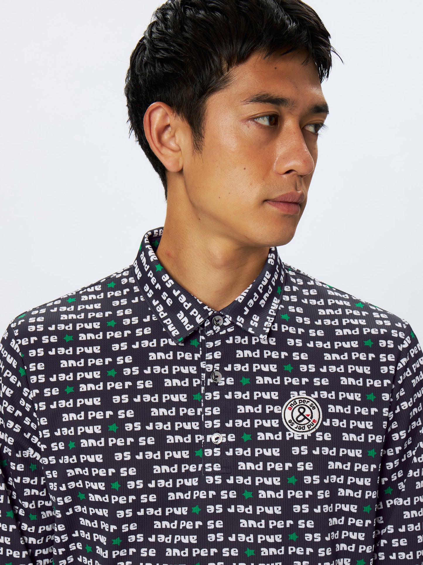 Dot Printed Long Sleeve Shirt