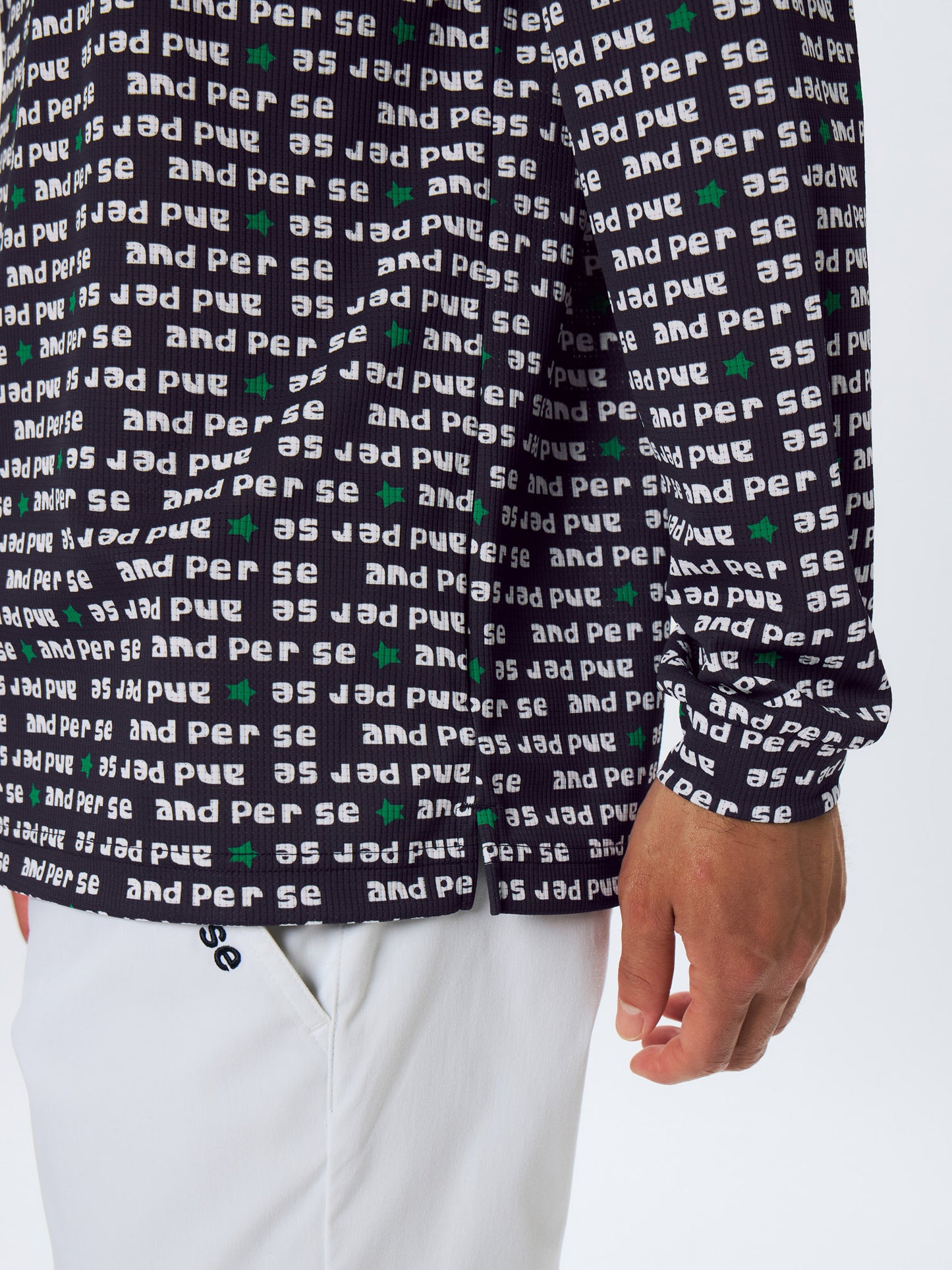 Dot Printed Long Sleeve Shirt