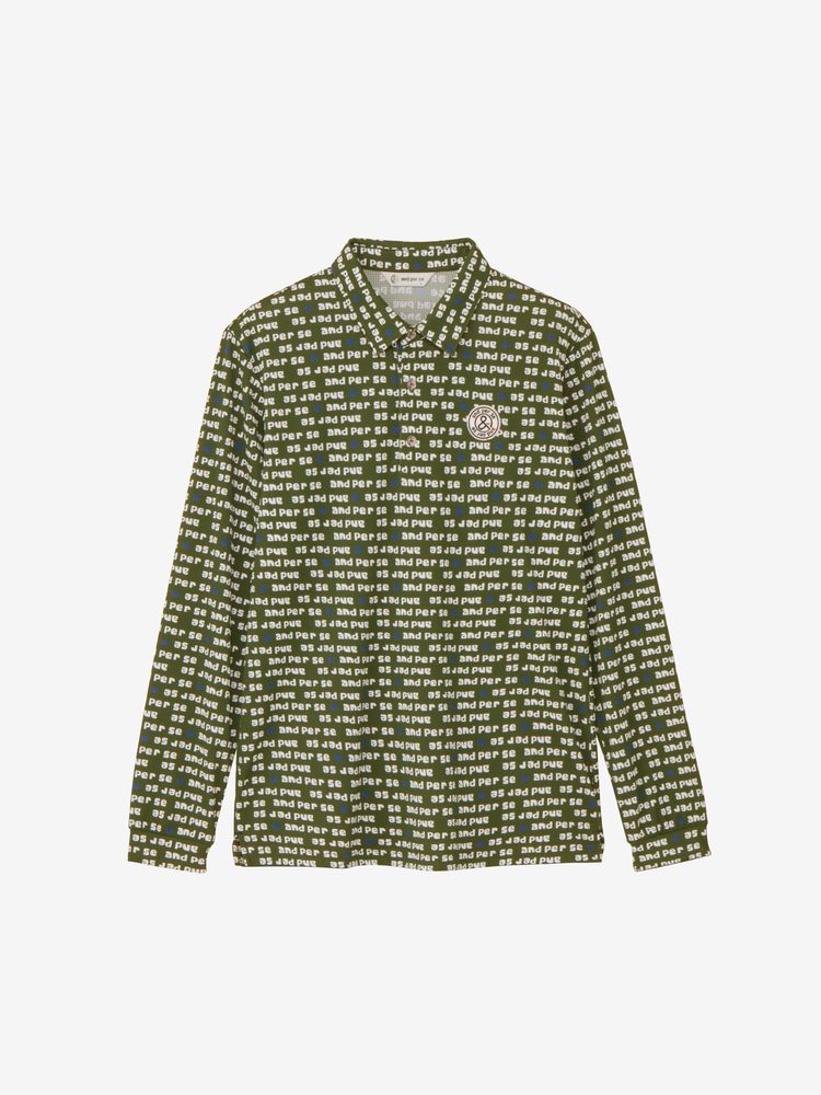 Dot Printed Long Sleeve Shirt