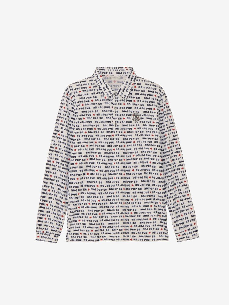Dot Printed Long Sleeve Shirt