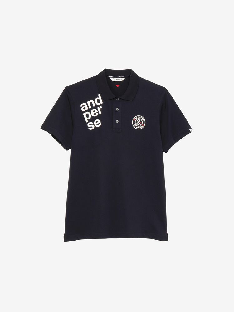 SWING DRY seed stitch short sleeve polo shirt