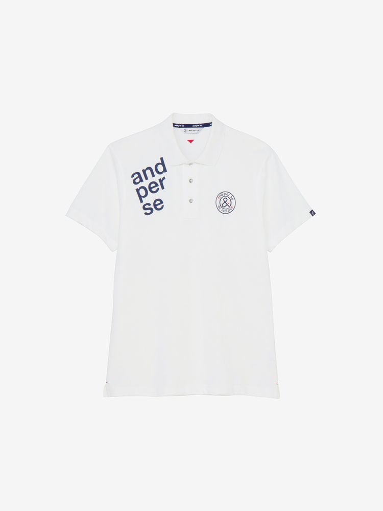 SWING DRY seed stitch short sleeve polo shirt