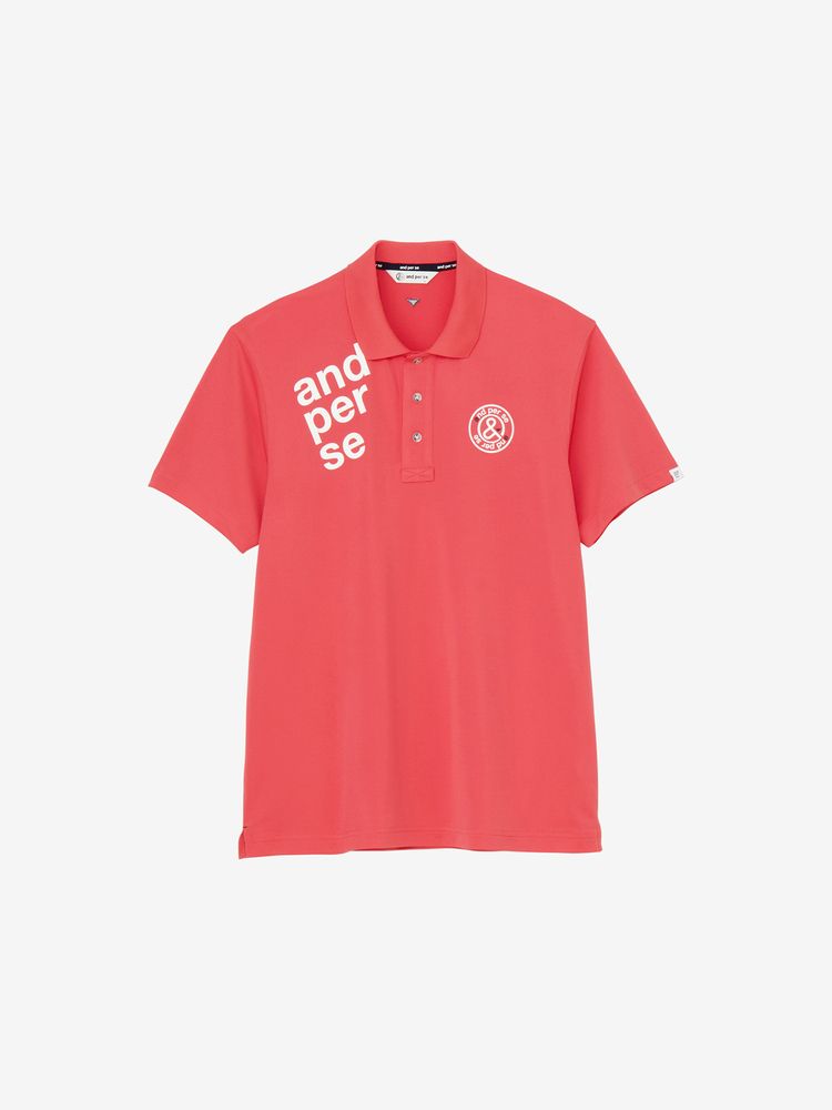 SWING DRY seed stitch short sleeve polo shirt