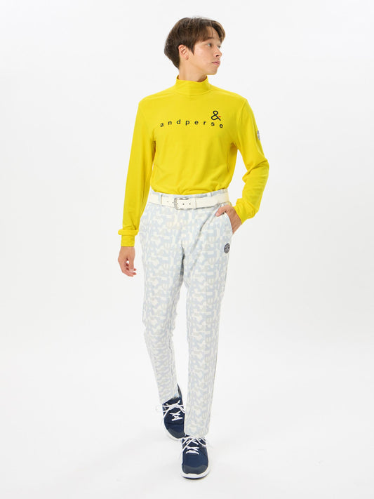 CEL-HEAT Plain Long Sleeve Mock Neck Shirt
