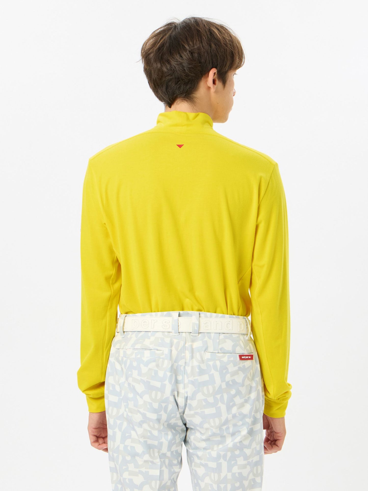 CEL-HEAT Plain Long Sleeve Mock Neck Shirt
