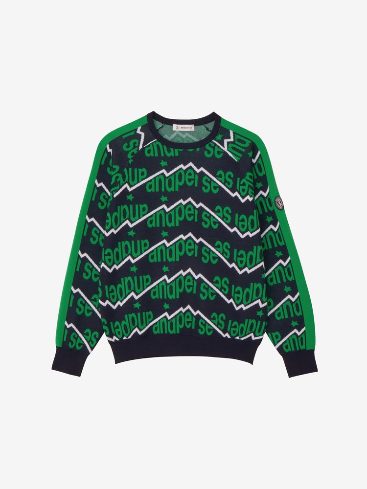 Active Knit Jacquard Sweater