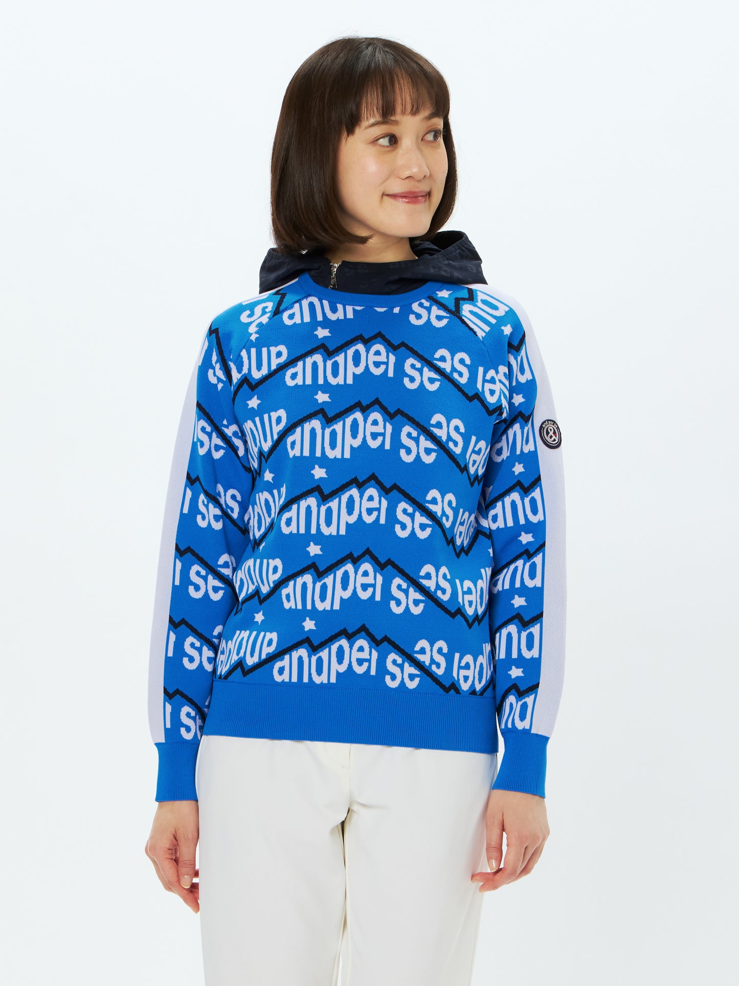 Active Knit Jacquard Sweater