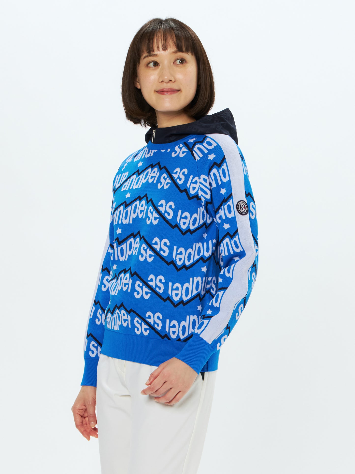 Active Knit Jacquard Sweater