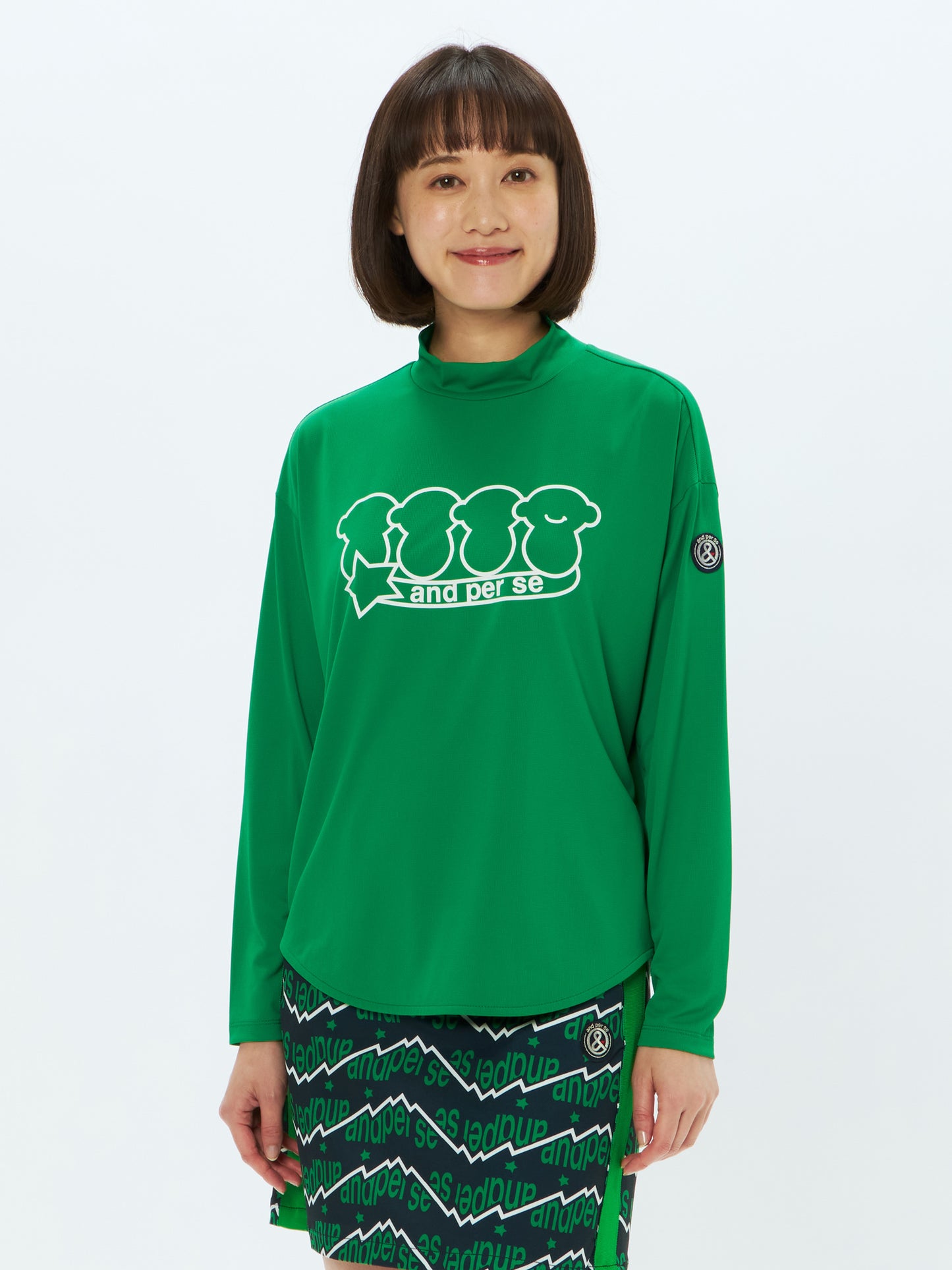 Solcare 3D Long Sleeve Mock Neck Shirt