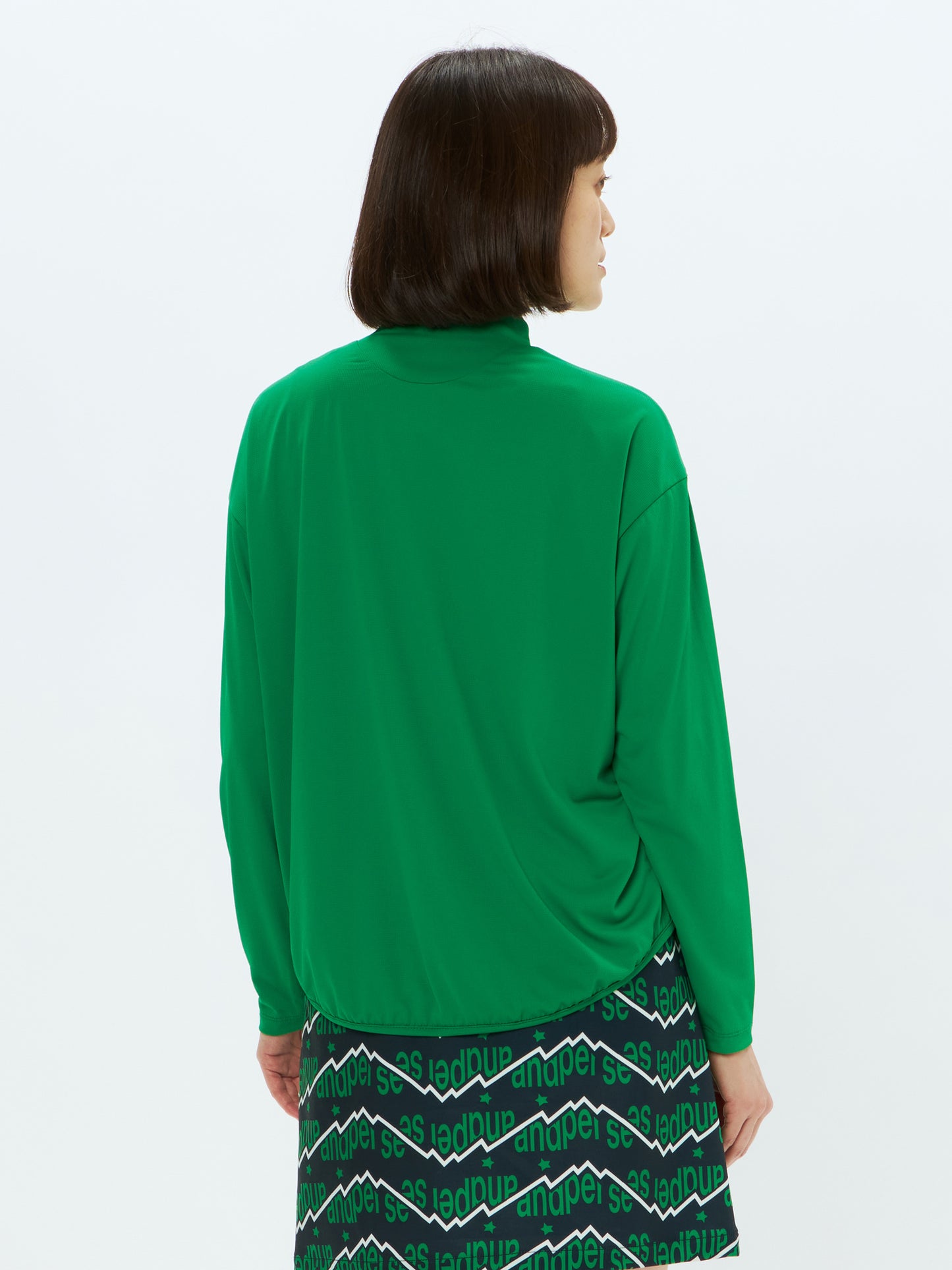 Solcare 3D Long Sleeve Mock Neck Shirt