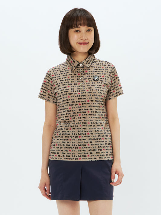 Solcare Dot Printed Short Sleeve Shirt