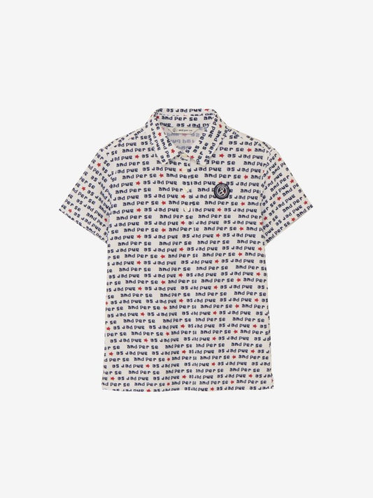 Solcare Dot Printed Short Sleeve Shirt