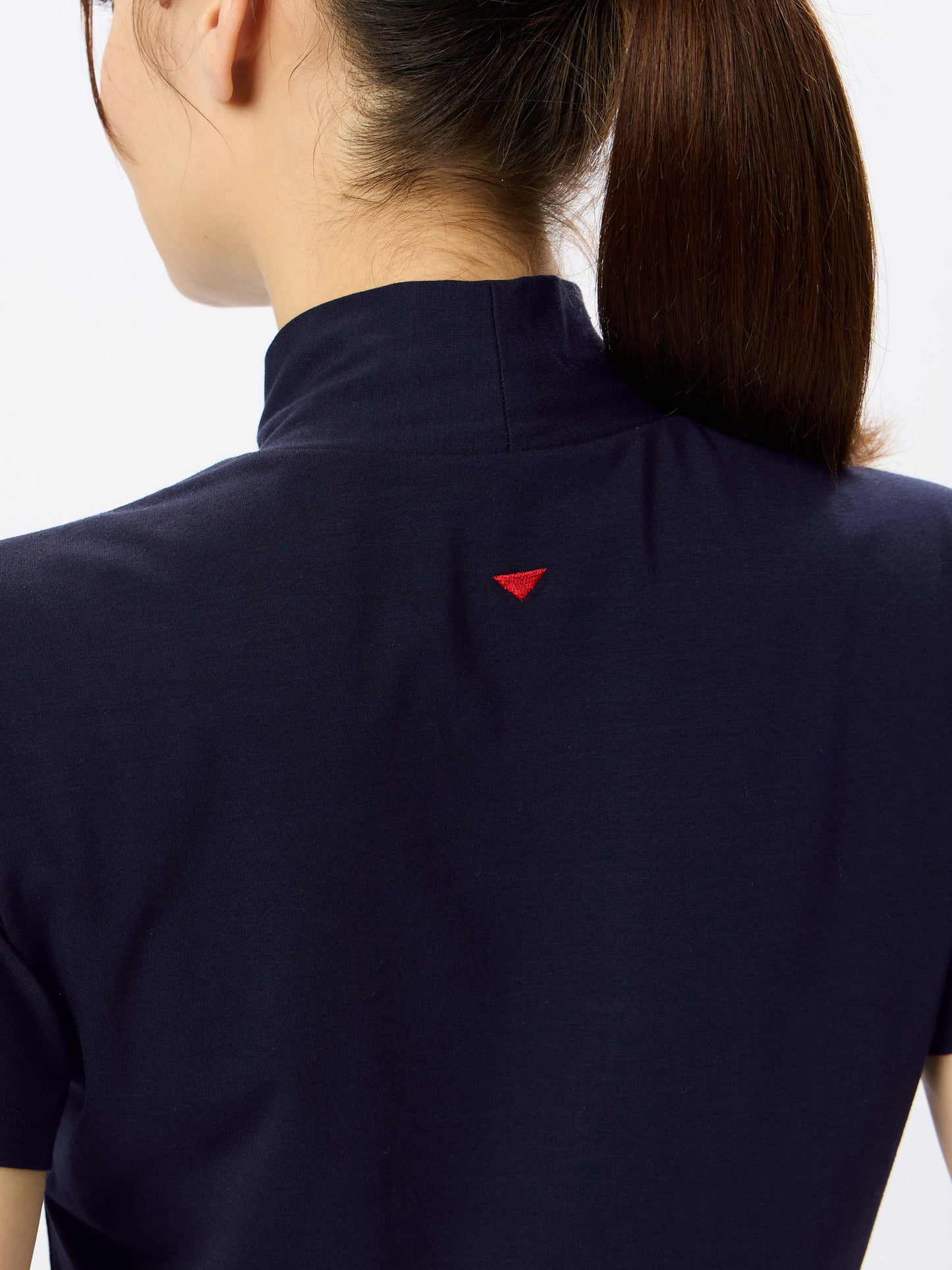 Refine dry short sleeve mock neck shirt