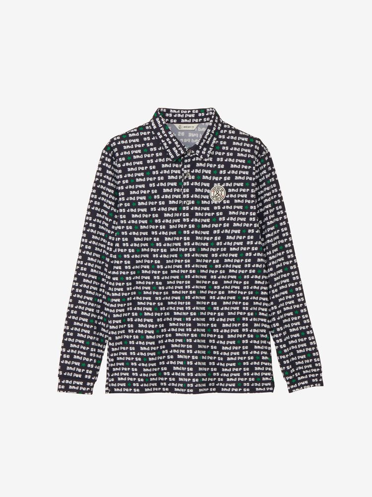 Dot Printed Long Sleeve Shirt