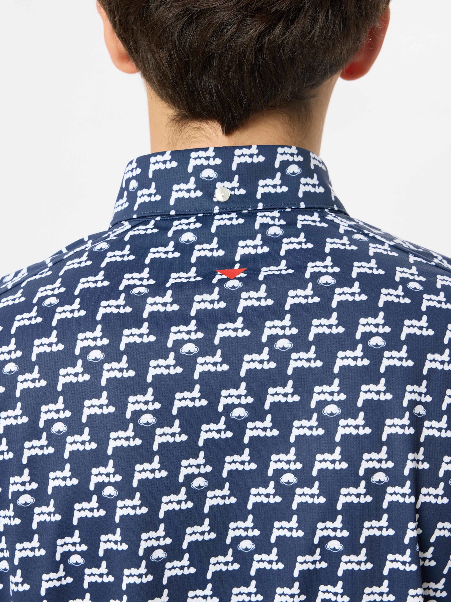 SD3D waffle printed long sleeve shirt