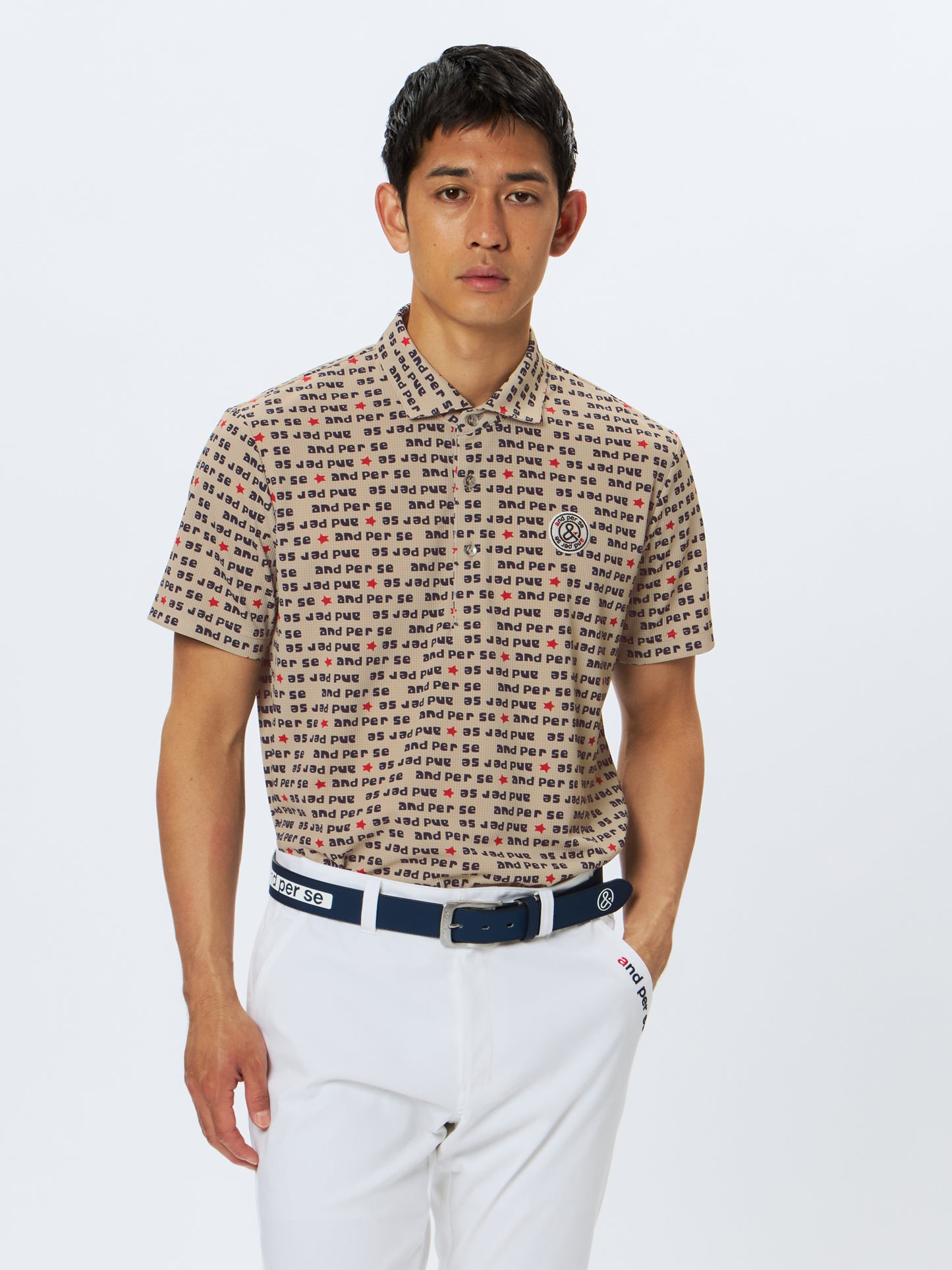 Solcare Dot Printed Short Sleeve Shirt
