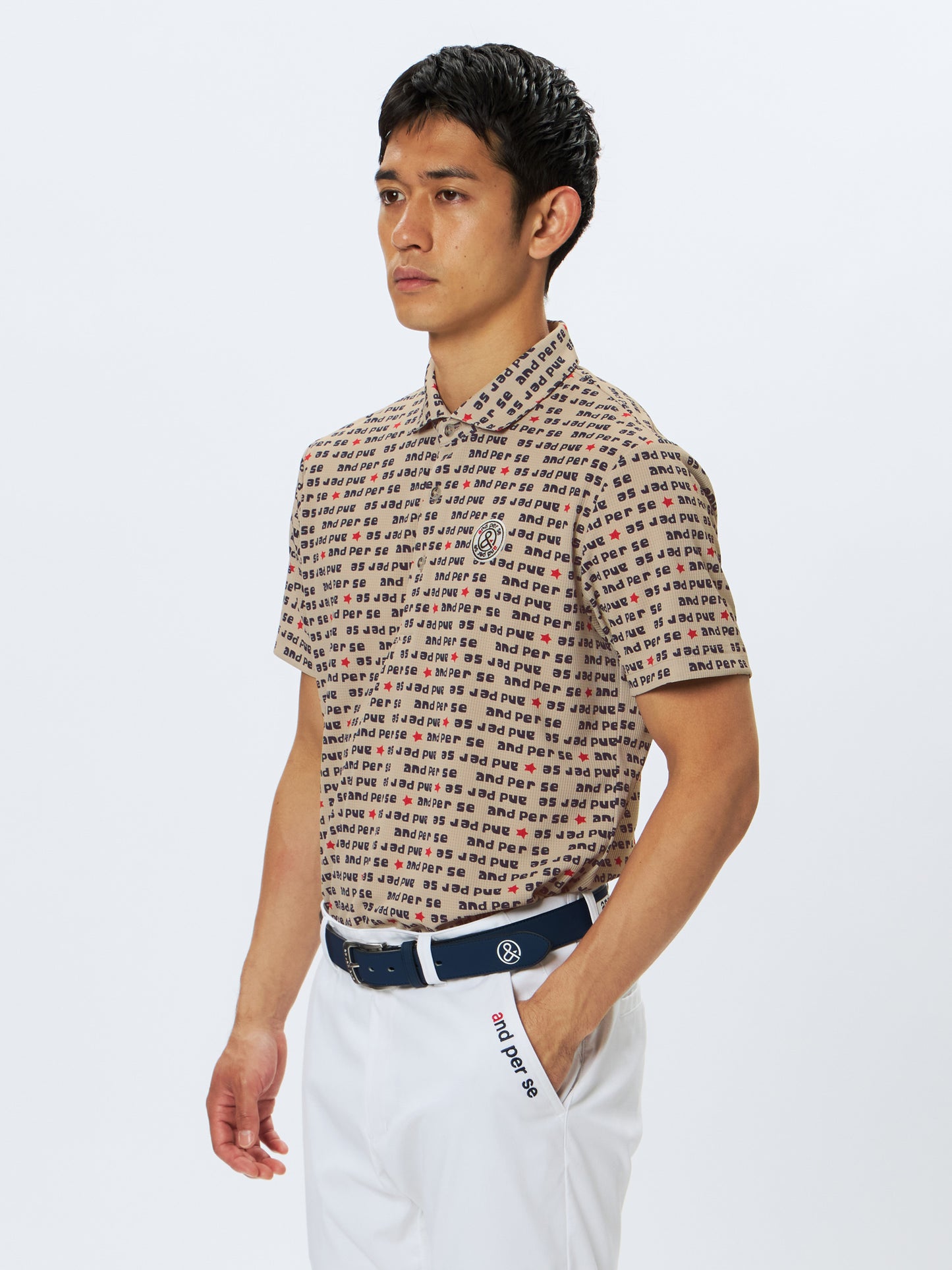 Solcare Dot Printed Short Sleeve Shirt