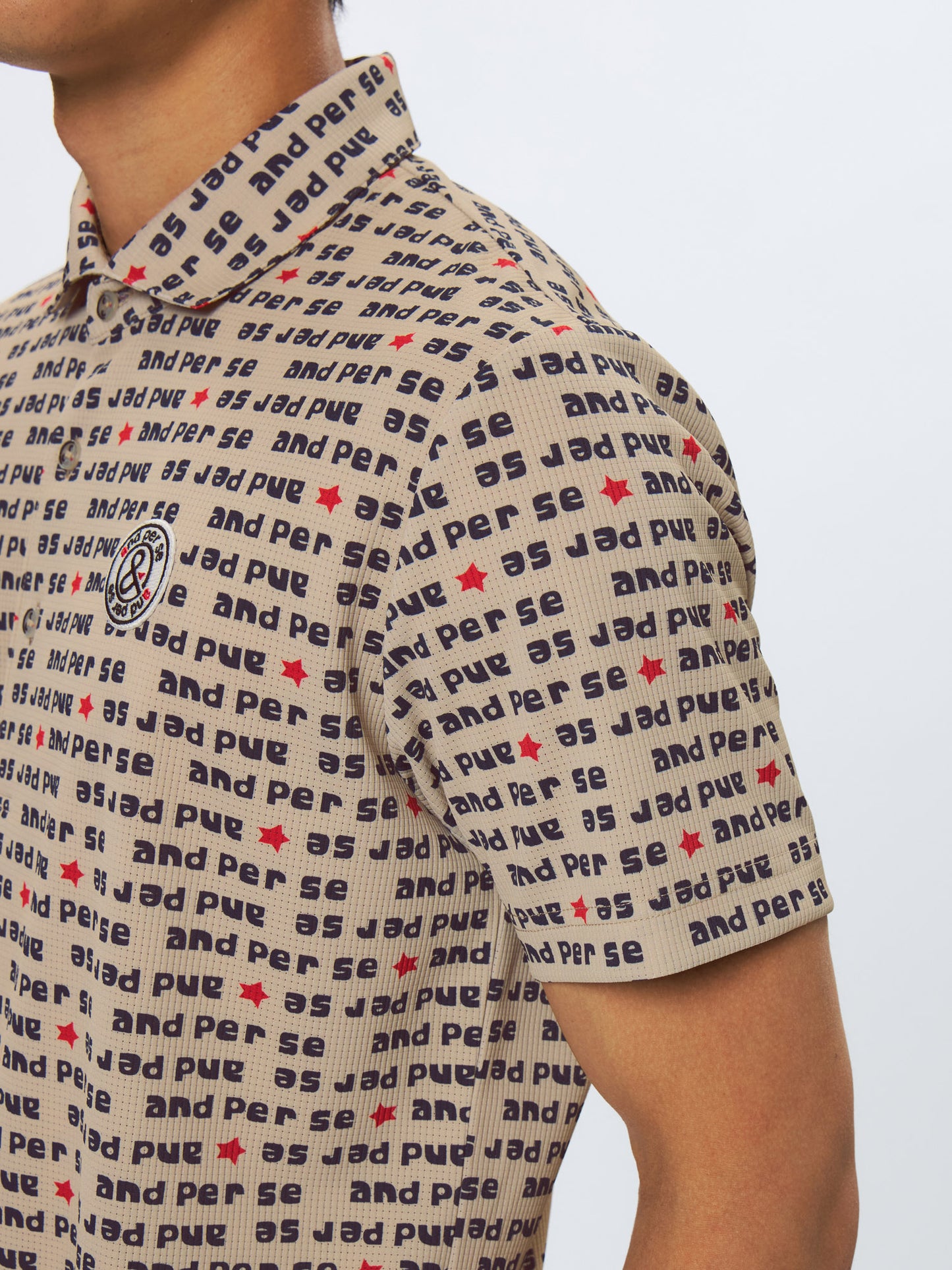 Solcare Dot Printed Short Sleeve Shirt