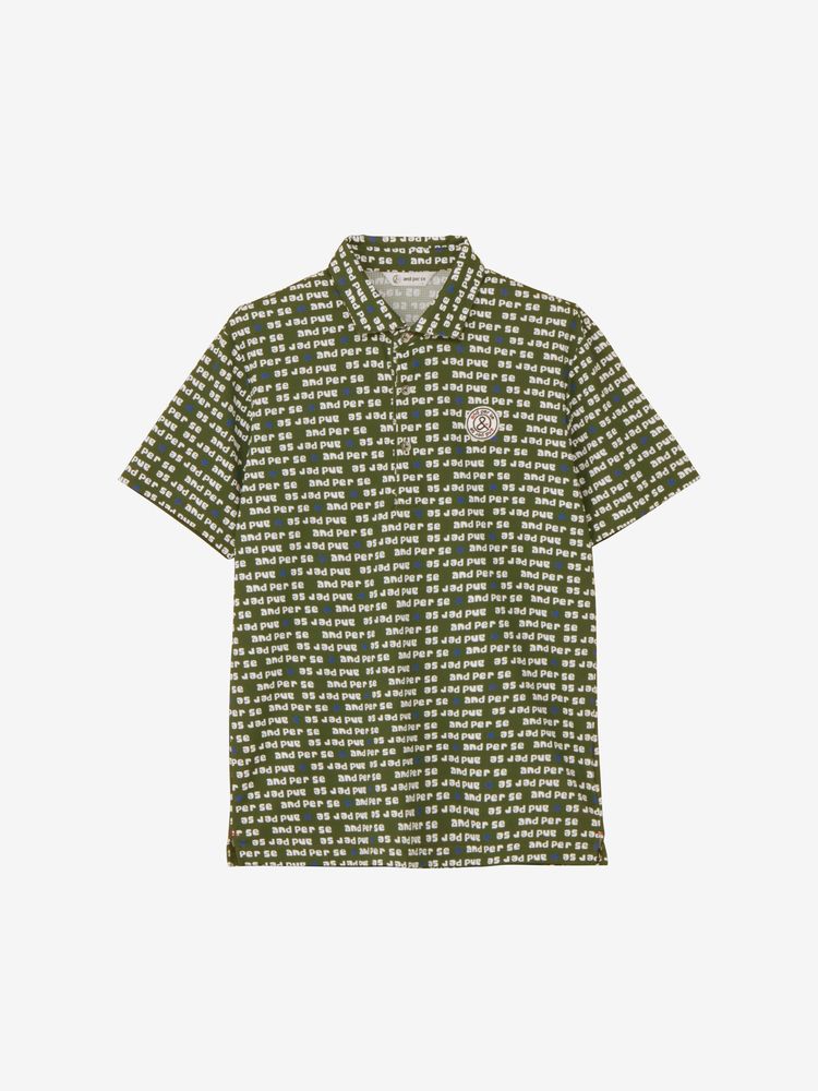Solcare Dot Printed Short Sleeve Shirt