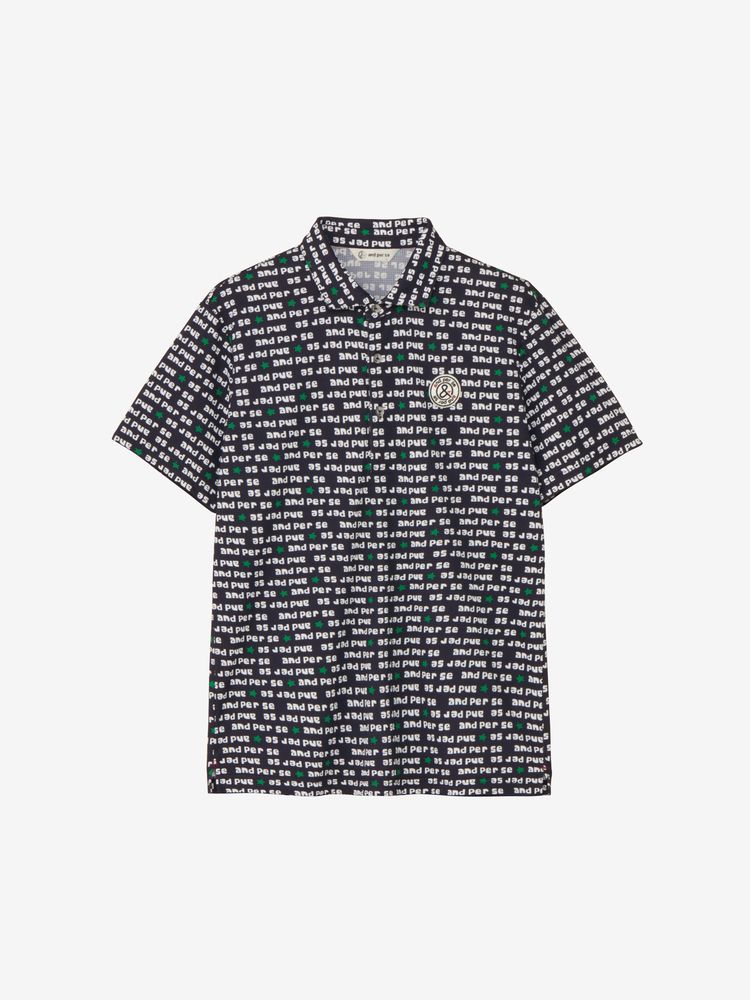 Solcare Dot Printed Short Sleeve Shirt