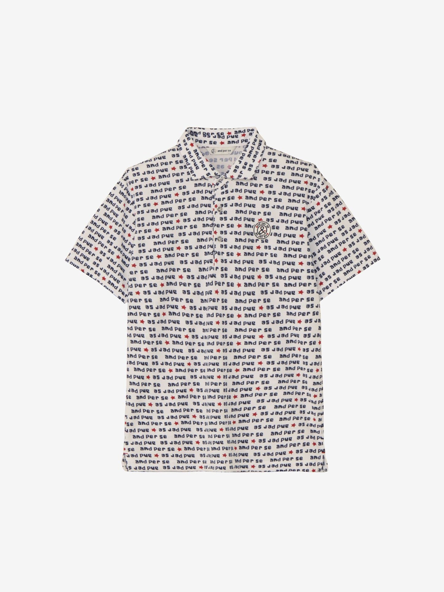 Solcare Dot Printed Short Sleeve Shirt