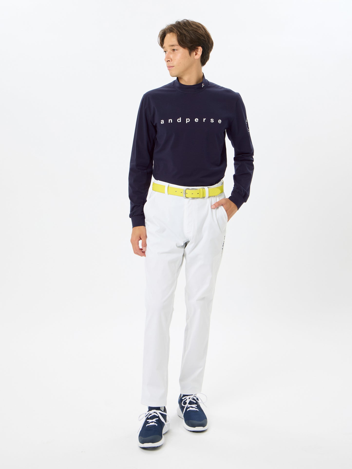 Refine dry long sleeve high neck shirt