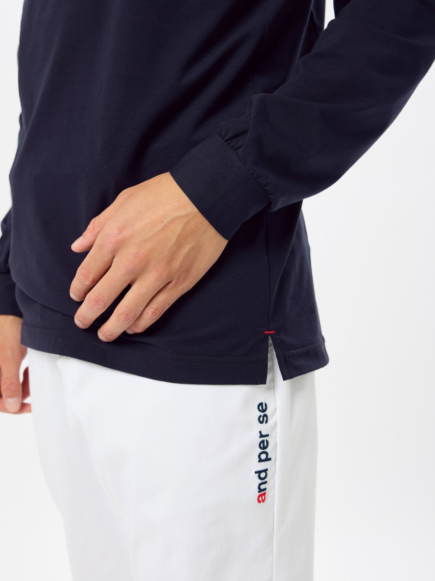 Refine dry long sleeve high neck shirt